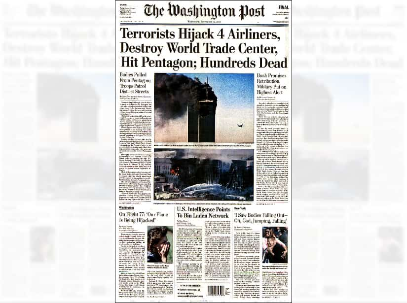 ‘Act of war’ to ‘Apocalypse’: How newspapers covered the 9/11 terror ...