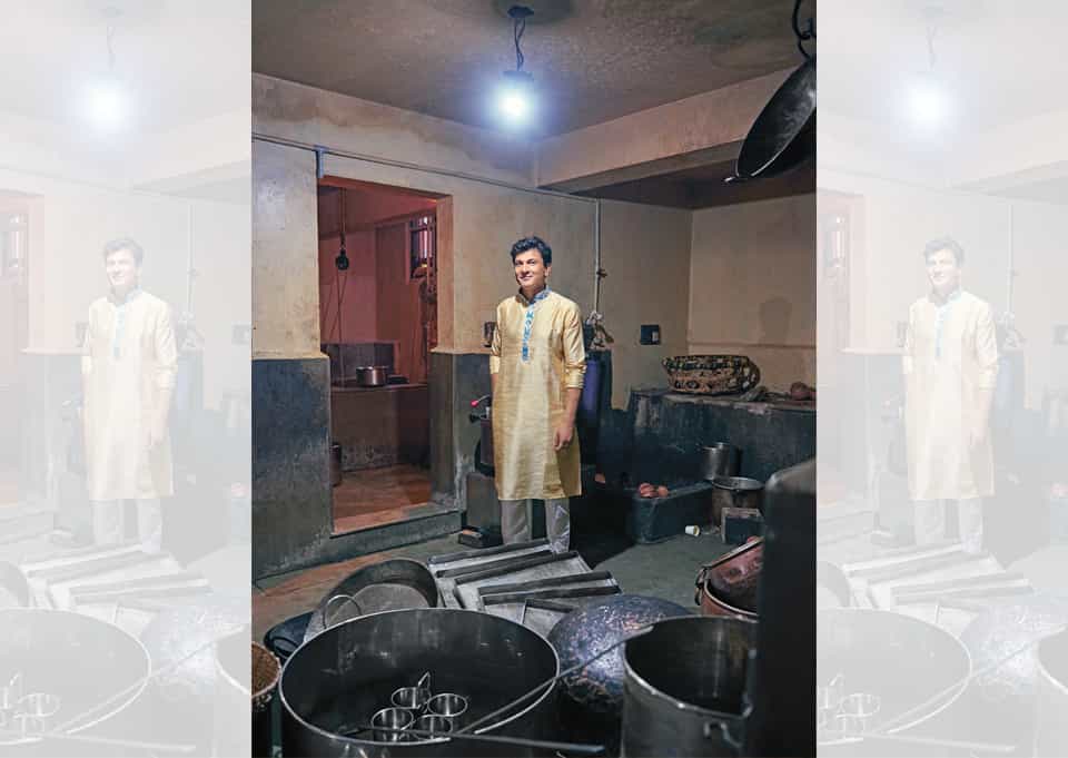 The kitchen in Sri Krishna Matha Vikas has spent many Sundays helping in preparing prasadam (Prabhat Shetty)