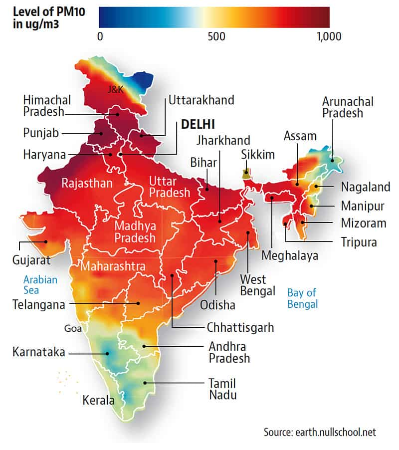 Choke on the new normal: India’s air pollution not just a winter ...