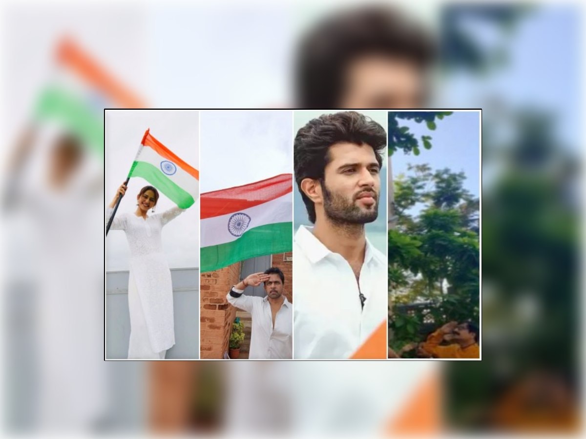 நாட்டின் 75வது சுதந்திர தினம் கோலாகலமாக கொண்டாடப்பட்டு வரும் நிலையில், திரைப்பிரபலங்கள் பலரும் தங்களது சுதந்திர தின கொண்டாட்டத்தின் புகைப்படங்களை, சுதந்திர தின செய்தியுடன் சமூக வலைத்தள பக்கத்தில் பகிர்ந்துள்ளனர்
