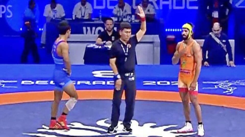 World Wrestling Championships 2022: வெண்கலம் வென்றார் இந்திய வீரர் ...