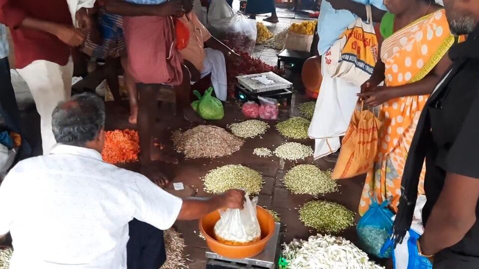 Dindigul flower rate திண்டுக்கல்லில் மல்லிகை பூ கிலோ ரூ.5000க்கு