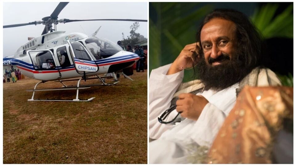 சத்தியமங்களத்தில் அவசரமாக தரையிறங்கிய ஸ்ரீ ஸ்ரீ ரவிசங்கர் ஹெலிகாப்டர்: நடந்தது ?