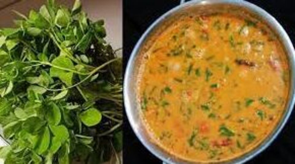 சுவைமிக்க வெந்தய கீரை கோழி குழம்பு எப்படி செய்வது?tasty methi keerai chicken gravy recipe in