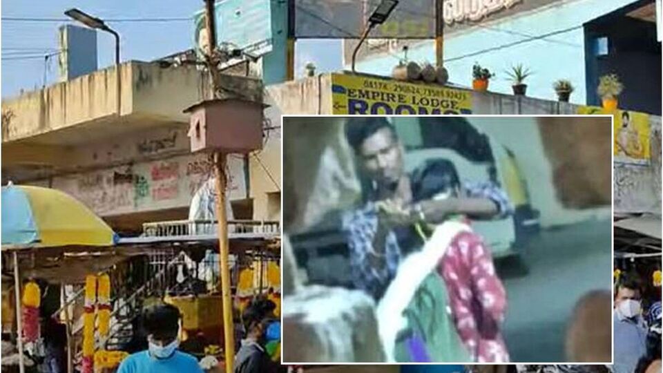 அவசர அவசரமாக பஸ் ஸ்டாண்டில் திருமணம் - நொடிப்பொழுதில் மாயமான காதல் ஜோடி!