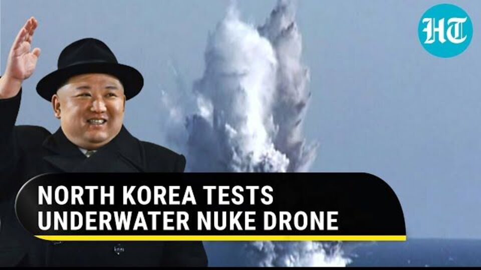 An artificial tsunami overseen by Kim Jong Un?  North Korea tests underwater nuke drone