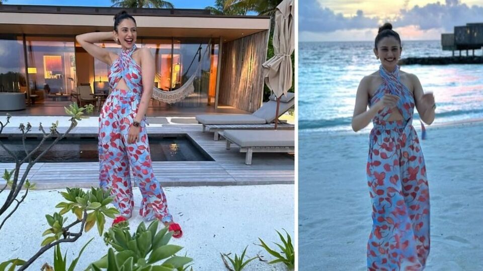 Rakul Preet: ரூ.15 ஆயிரம் ஆடையில்.. மாலத்தீவில் மயக்கும் ஸ்டில்ஸ் எடுத்த ரகுல் ப்ரீத்!