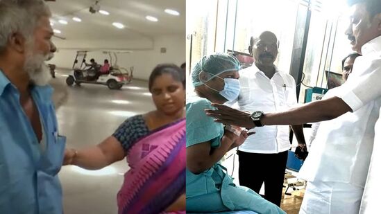 ஒமந்தூரார் மருத்துவமனையில் வாக்குவாதத்தில் ஈடுபட்ட நோயாளிகள் - அமைச்சர் செந்தில் பாலாஜியை சந்தித்த முதலமைச்சர் ஸ்டாலின் ஒமந்தூரார் மருத்துவமனையில் வாக்குவாதத்தில் ஈடுபட்ட நோயாளிகள் - அமைச்சர் செந்தில் பாலாஜியை சந்தித்த முதலமைச்சர் ஸ்டாலின்