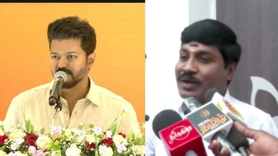 நடிகர் விஜய் மற்றும் நகைச்சுவை நடிகர் ஜிபி முத்து 