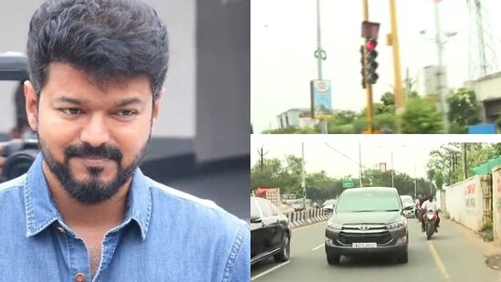 நடிகர் விஜய் காரானது சிக்னலை மதிக்காமல் சென்ற வீடியோ சமூகவலைதளங்களில் வைரலாகி வருகிறது.