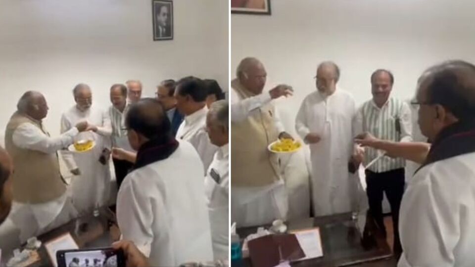 Watch Video: ‘நீண்ட நேரம் கையேந்திய வைகோ.. லட்டு தராமல் அவமதித்த கார்கே’