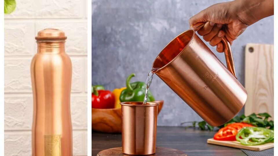 Copper Bottle Vessels செம்பு பாத்திரத்தில் தண்ணீர் குடிப்பதால் பயன்