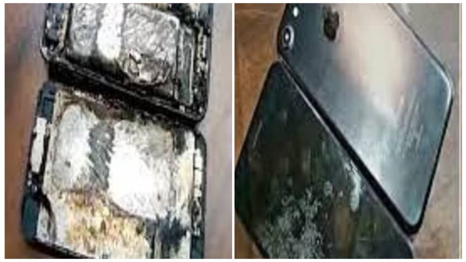 அச்சோ என்ன இது ஐபோனுக்கு வந்த சோதனை..வெடித்து சிதறிய ஐபோன்..!