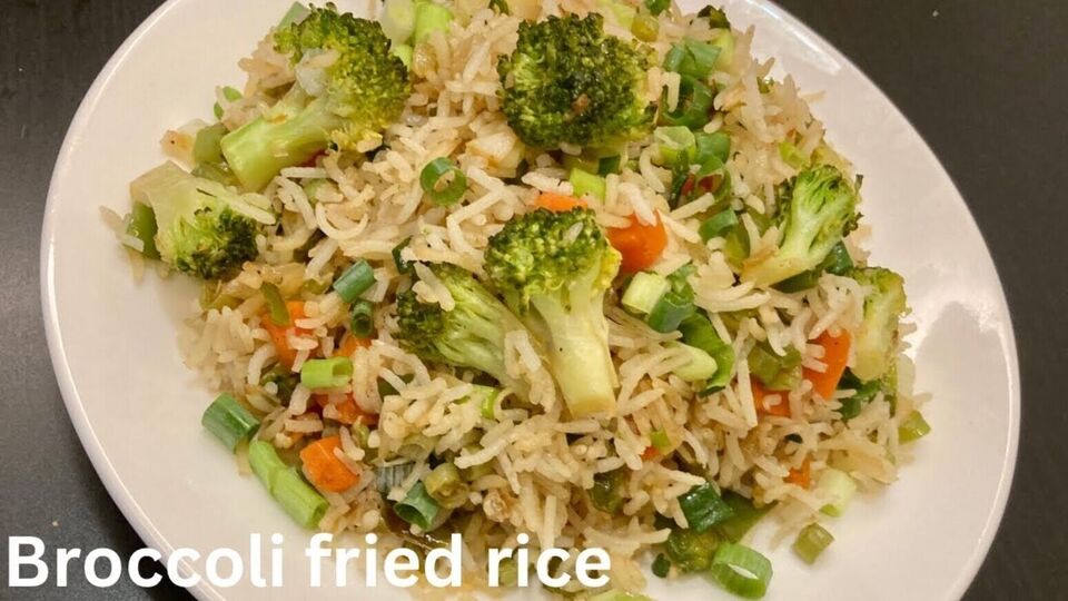 Broccoli Fried Rice ப்ரோகோலி ஃப்ரைட் ரைஸ் குழந்தைகளின் ஃபேவரைட்