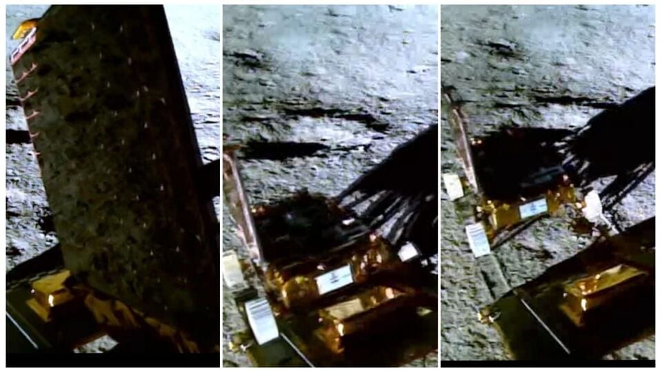 Chandrayaan-3: நிலவில் ரோவர் தடம்பதித்த வீடியோவை வெளியிட்ட இஸ்ரோ!