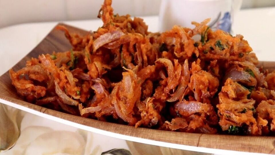 Onion Pakoda பேக்கரி ஸ்டைல் வெங்காய பக்கோடாhow to make onion pakoda
