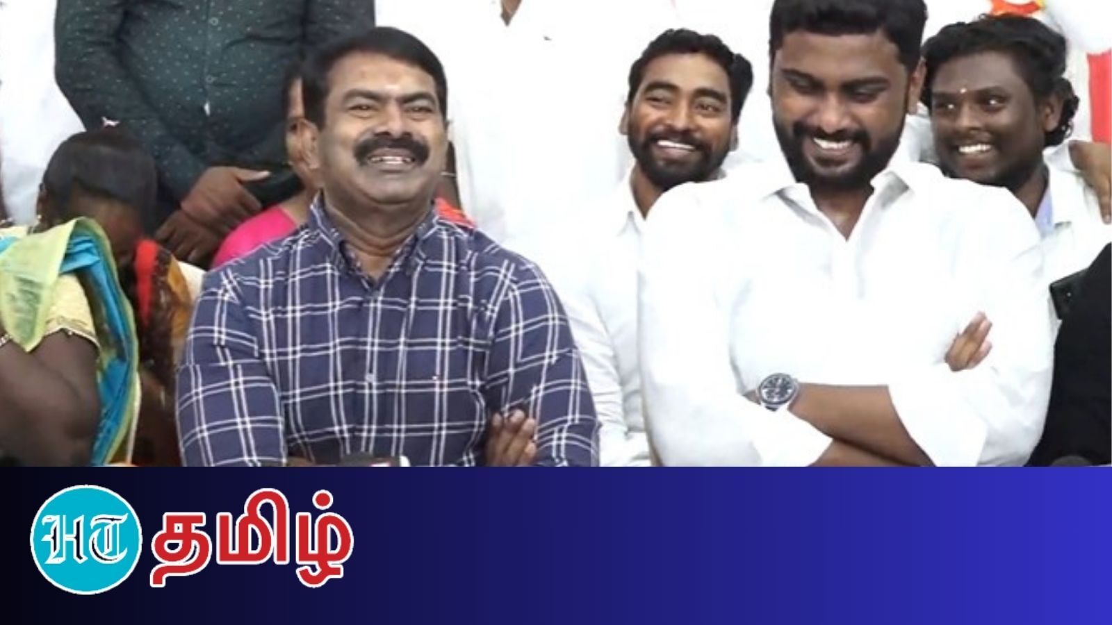 Seeman: விஜய் டிவியில் சீமான்... 'ஆத்தாடி என்ன உடம்பே'... பாட்டுப்பாடி  அசத்தல்! - seeman participate in vijay tv's kpy champions show - Samayam  Tamil