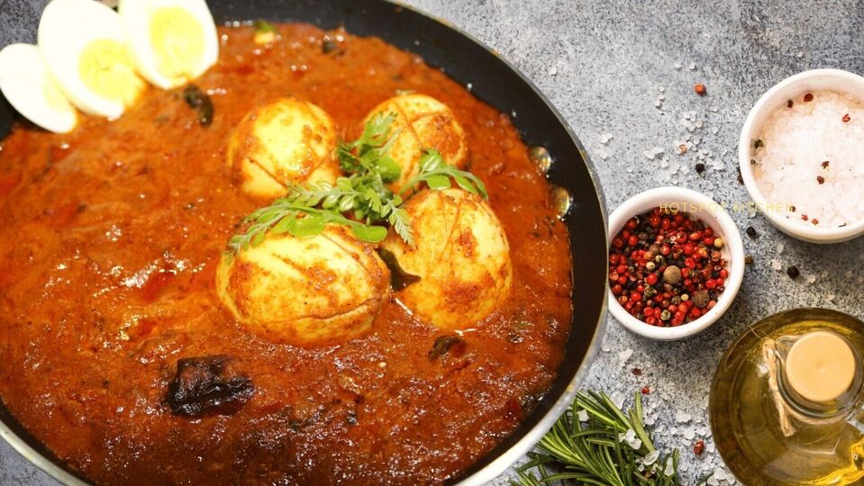 Dhaba Egg Gravy சாதா முட்டை இல்லங்க, இது தாபா முட்டைக் குழம்பு! சாதம்