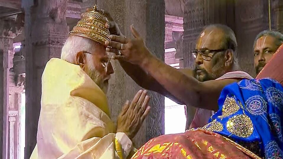 Srirangam Temple பிரதமர் மோடி தரிசித்த ஸ்ரீரங்கம் ரங்கநாதர் கோயில்