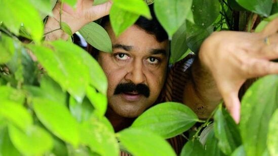 Mohanlal in a still from the 2013 film Drishyam