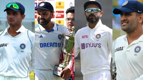 சமீபத்தில் தரம்சாலாவில் நடைபெற்றும் முடிந்த டெஸ்ட் போட்டியில் இங்கிலாந்து அணியை வீழ்த்தியதன் மூலம் டெஸ்ட் கிரிக்கெட்டில் 10வது வெற்றியை பெற்றார் ரோகித் ஷர்மா. டெஸ்ட் கிரிக்கெட்டில் இந்திய அணிக்கு மிகவும் வெற்றிகரமான கேப்டன் யார் என்பதை விவரமாக பார்க்கலாம்