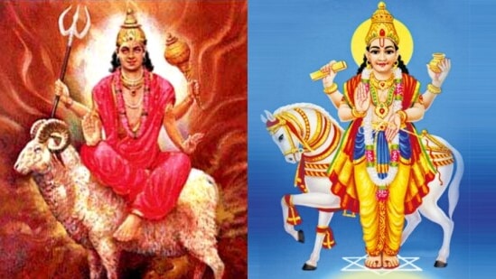 தற்போது சனி சுக்கிரன், செவ்வாய் இவர்கள் மூவரும் ஒரே ராசியில் பயணம் செய்து வருகின்றனர். இவர்களுடைய சேர்க்கையானது அனைத்து ராசிகளுக்கும் தாக்கத்தை ஏற்படுத்தினாலும் குறிப்பிட்ட சில ராசிகள் அதிர்ஷ்டத்தை முழுமையாக பெற போகின்றனர். அது எந்தெந்த ராசிகள் என்பது குறித்து இங்கே தெரிந்து கொள்ளலாம்.&nbsp;
