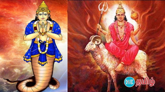 Rahu and Mars combination: நவக்கிரகங்களில் ராகு ஒரு அசுப கிரகம் ஆகும். அவர் இப்போது பிற்போக்கு பயணத்தில் இருக்கிறார். சனி பகவானுக்கு அடுத்து மிக மெதுவாக நகரும் கிரகமாக கருதப்படுகிறது. ராகு பகவான் ஒரு ராசியில் இருந்து மற்றொரு ராசிக்கு செல்ல பதினெட்டு மாதங்கள் ஆகும். ராகு பகவான், கடந்த ஆண்டு அக்டோபர் மாத இறுதியில் மீன ராசியில் நுழைந்தார். வரும் 2025ஆம் ஆண்டில் ராகு பகவான், தனது நிலையை மாற்றிக் கொள்வார்.