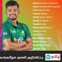 T20 World Cup Bangladesh team: டி20 உலகக் கோப்பைக்கான 15 வீரர்கள் கொண்ட வங்கதேச அணி அறிவிப்பு-கேப்டன் யார்?