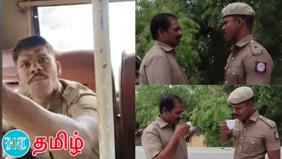 முடிவுக்கு வந்தது போலீஸ்-போக்குவரத்து துறை மோதல்! கட்டி அணைத்து சமாதானம்!