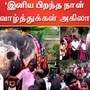 HBD Akila : திருவானைக்காவல் அகிலா யானைக்கு பிறந்த நாள் விழா கொண்டாட்டம் 