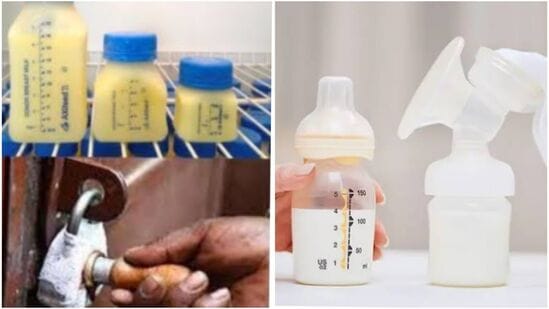 Breast Milk : புரோட்டீன் பவுடர் விற்கப்பதற்காக வழங்கப்பட்ட லைசன்ஸ் நம்பரை வைத்து தாய்பால் பாட்டிலில் அடைத்து விற்பனை செய்யப்பட்டுள்ளது. இந்த நிலையில் திருவள்ளூர் மாவட்ட உணவுப் பாதுகாப்புத்துறை அதிகாரி போஸ் தலைமையில் அதிகாரிகள் ஆய்வு மேற்கொண்டனர். இதில் சுமார் 50 தாய்பால் பாட்டில்களை கைப்பற்றினர்.