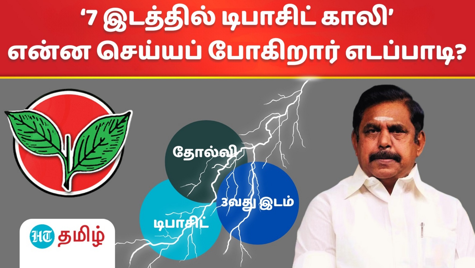 AIADMK Results: ‘7 இடங்களில் டிபாசிட் காலி..’ என்ன செய்யப் போகிறார் அதிமுக பொதுச் செயலாளர் எடப்பாடி பழனிசாமி?