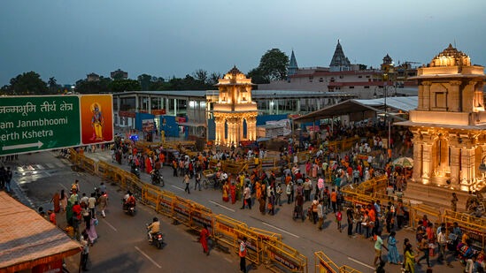 இதற்கிடையில், புதிதாக தேர்ந்தெடுக்கப்பட்ட சமாஜ்வாதி கட்சி எம்.பி.யான அவதேஷ் பிரசாத் சிங், ராமரின் கண்ணியத்தை அழித்ததால் பாஜக தோற்றது என்று கூறினார். (PTI Photo)&nbsp;