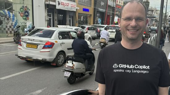 Thomas Dohmke, CEO of Microsoft-owned GitHub, shared a photo from his India trip. 