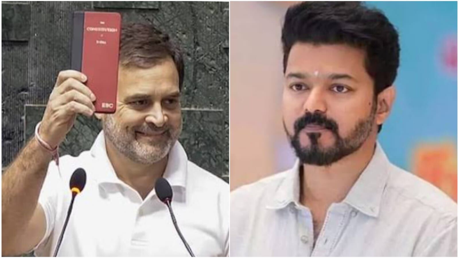 Vijay: மக்களவை எதிர்க்கட்சித் தலைவராக ராகுல் காந்தி தேர்வு செய்யப்பட்டதற்கு தவெக தலைவர் விஜய் வாழ்த்து!