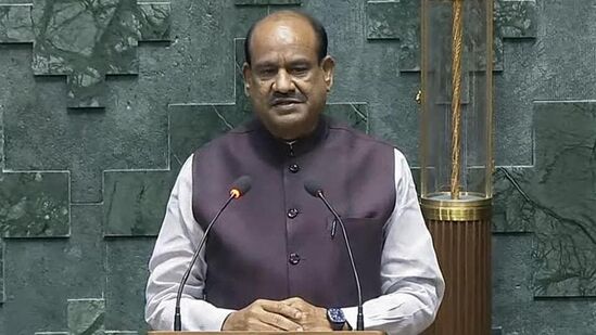 Lok Sabha elects Om Birla: இரண்டாவது முறையாக மக்களவை சபாநாயகராக ஓம் பிர்லா தேர்வு(ANI photo)