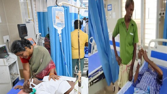 Kallakurichi Hooch Tragedy: கள்ளக்குறிச்சியில் கள்ளச்சாராயம் குடித்த பலர் பாதிக்கப்பட்டனர். சேலத்தில் கள்ளச்சாரயம் குடித்து உடல் நலம் பாதிக்கப்பட்டு சிகிச்சை பெற்று வந்த ரஞ்சித் குமார் என்பவர் இன்று காலை சிகிச்சை பலனின்றி உயிரிழந்தார். இதைத்தொடர்ந்து உயிரிழந்தவர்களின் எண்ணிக்கை 61 ஆக உயர்ந்துள்ளது.