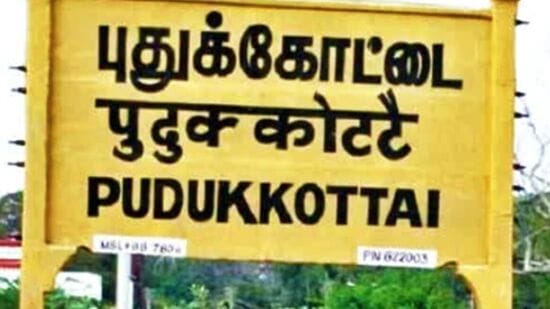 திருச்சி உறையூர் எம்.ஜி.ஆர் நகரை சேர்ந்தவர் துரை. பிரபல ரவுடியான இவர் புதுக்கோட்டை - திருச்சி மெயின் ரோடு அருகே வம்பன் தைலமர காட்டுப்பகுதியில் பதுங்கி இருப்பதாக கிடைத்த தகவலையடுத்து புதுக்கோட்டை காவல் ஆய்வாளர் முத்தையன் தலைமையிலா போலீசார் அந்தப் பகுதிக்கு சென்றனர்.