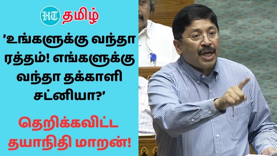 நிர்மலா சீதாராமன் வாயில் வடை சுடுகிறார்! விட்டு விளாசிய தயாநிதி மாறன்!