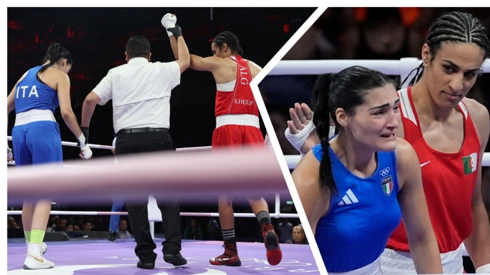 Boxers Nose Broken: முரட்டுத்தனமான பஞ்ச்! மூக்கு உடைந்து வெளியேறிய இத்தாலி வீராங்கனை - 46 விநாடி மட்டுமே நீடித்த போட்டி