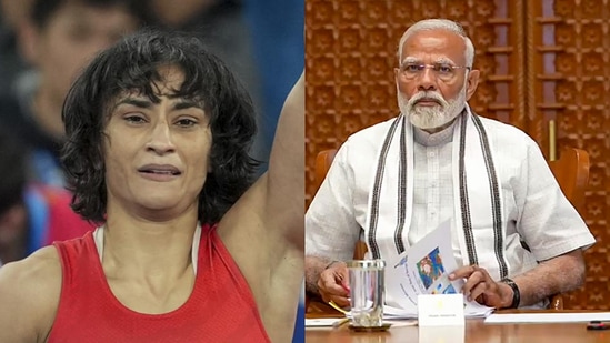 Modi On Vinesh Phogat Disqualified: ஒலிம்பிக் போட்டியில் இருந்து தகுதிநீக்கம் செய்யப்பட்ட இந்திய மல்யுத்த வீராங்கனை வினேஷ் போகத்திற்கு பிரதமர் நரேந்திர மோடி ஆறுதல் தெரிவித்து உள்ளார்.