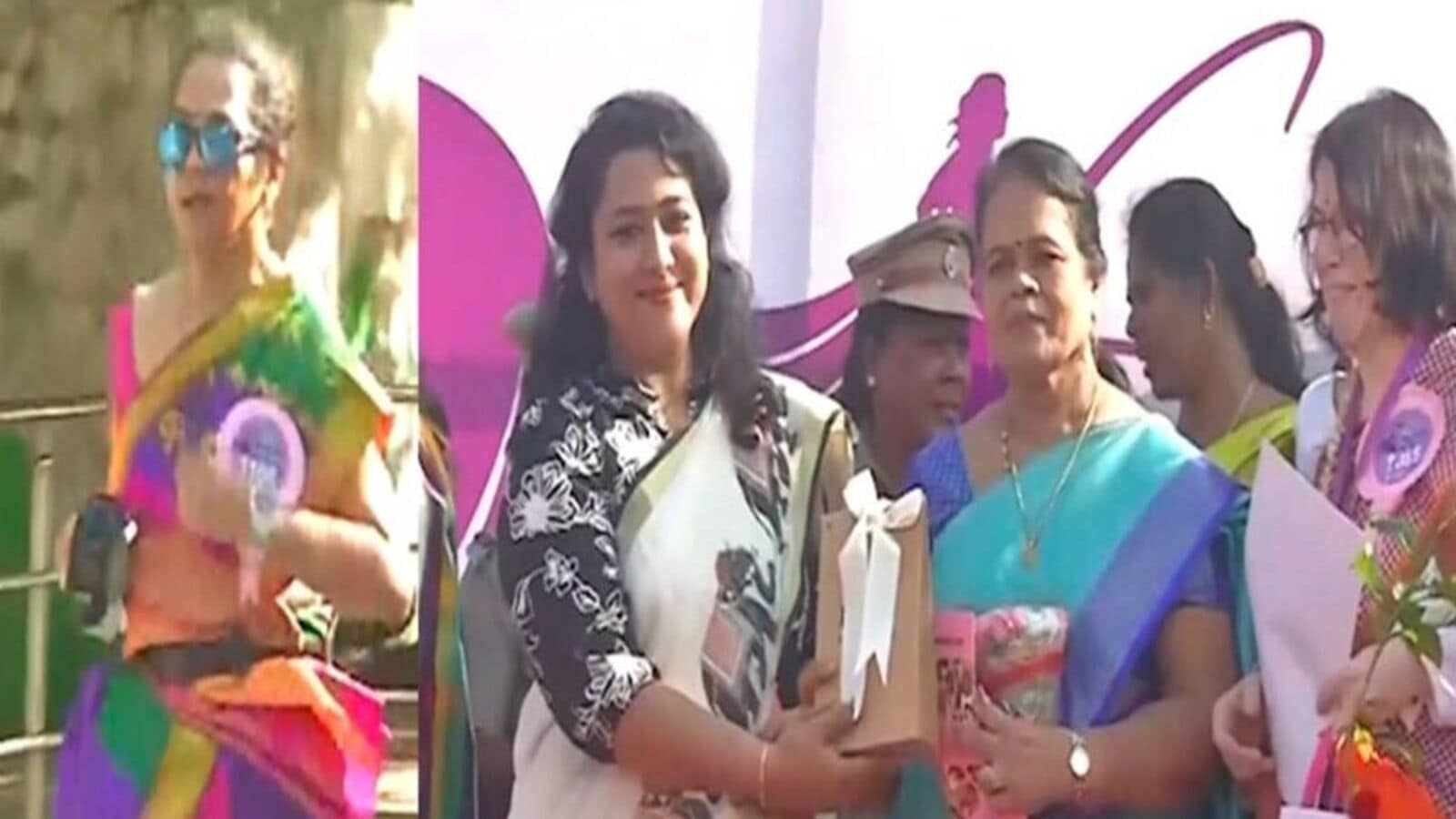 Marathon: சென்னையில் முதல் முறையாக SAREE மாரத்தான் போட்டி.. உற்சாகமாக பங்கேற்ற பெண்கள்!