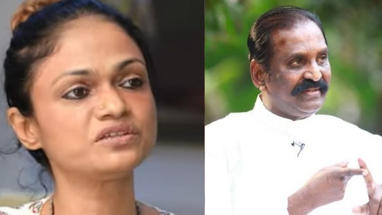 Singer suchitra: என்னுடைய பாட்டி வைரமுத்துவிடம் மறைமுகமாக சுசித்ரா உங்களுடைய மகள் போன்றவள். .அவளை நீங்கள் தான் வளர்த்தெடுக்க வேண்டும் என பேசிக் கொண்டிருக்கும் பொழுதே வைரமுத்துவிற்கு வேர்த்துக்கொட்டி விட்டது. - வைரமுத்துவின் லீலைகள்! - சுசித்ரா!