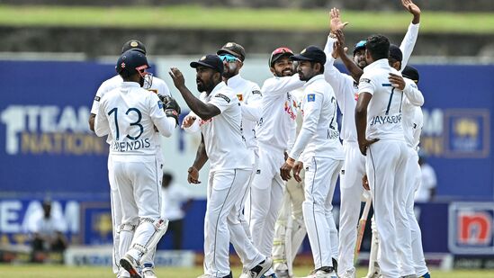 SL vs NZ 1st Test: நியூசி.,க்கு எதிரான முதல் டெஸ்டில் இலங்கை வெற்றி.. WTC பட்டியலில் SL-க்கு எந்த இடம்? (Photo by IDREES MOHAMMED / AFP)