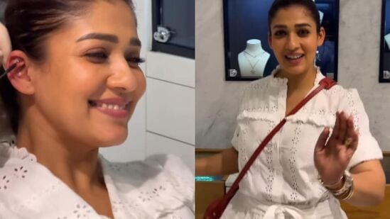 Nayanthara: வித்தியாசமாக காதுகுத்தி கொண்ட நயன்..ஆவேசம் இல்லுமினாட்டி பாடலுக்கு க்யூட் டான்ஸ் 