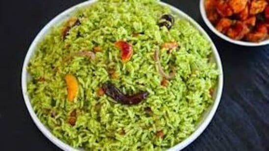 Coriander Rice: கொத்தமல்லி சாதம் செய்வது எப்படி? அசத்தலான லஞ்ச் பாக்ஸ் ரெசிபி!