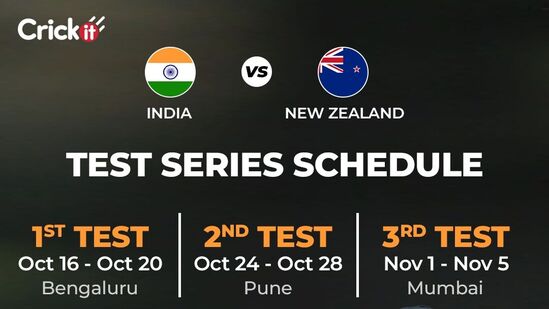 India vs New Zealand அட்டவணை