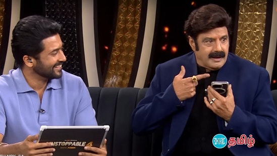 நடிகர் சூர்யாவின் க்ர்ஷ் யார் தெரியுமா? - தம்பி கார்த்தியிடம் போட்டுவாங்கி போட்டுடைத்த பாலய்யா! நடிகர் சூர்யாவின் க்ர்ஷ் யார் தெரியுமா? - தம்பி கார்த்தியிடம் போட்டுவாங்கி போட்டுடைத்த பாலய்யா!