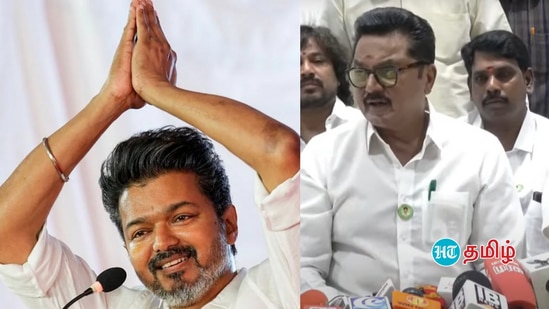 விஜய் கட்சியை விமர்சித்து அரசியல் செய்யக்கூடாது என்றும், மாபெரும் தலைவர்களை எதிர்த்து அரசியல் செய்தேன் எனவும் சரத் குமார் பேசியுள்ளார்.&nbsp;