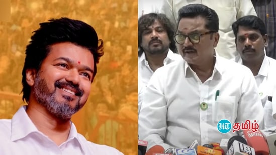 விஜய்யை உடனடியாக விமர்சிக்க முடியாது - சரத் குமார்‘’விஜய்யின் கொள்கைகளை வைத்து உடனடியாக விமர்சித்துவிடமுடியாது. என்ன திட்டங்கள் வைத்துள்ளார். அந்தத் திட்டத்தை எவ்வாறு செயல்படுத்தப்படுத்துவார் என்பது போக போகத்தான் தெரியும். அவரை ஊடகங்கள் தான் வளர்த்துவிடுறீங்க.விஜய்யாக பல்வேறு கூட்டங்கள் நடத்தி, வளர்ச்சிக்கான திட்டங்கள் குறித்து பத்திரிகையாளரிடம் பேசினால் தான், அவரைப் பற்றி பேச முடியும். ஆனால், பெரும்பாலானோர் அவரது கட்சியை விமர்சித்து அரசியல் செய்வதைக் காட்டிலும், மக்கள் பிரச்னையை வைத்து அரசியல் செய்யலாம் என நினைக்கிறேன்''.